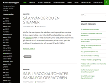 Tablet Screenshot of kunskapsbloggen.se